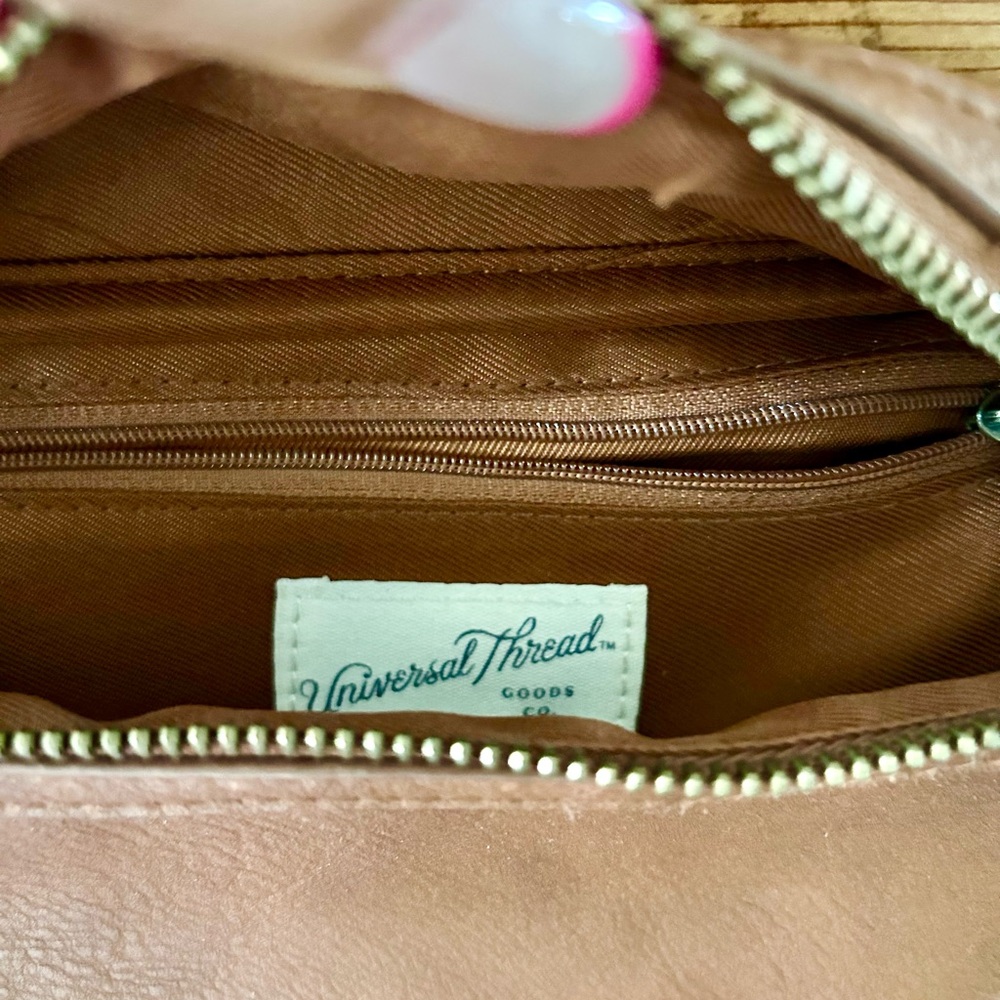 Universal Thread Tan Leather Bag - image 2